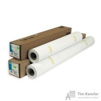 Бумага широкоформатная HP Bright White InkJet Paper (длина 45.7 м, ширина 610 мм, плотность 90 г/кв.м, белизна 166% CIE, диаметр втулки 50,8 мм)