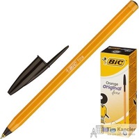 Ручка шариковая неавтоматическая масляная BIC Orange черная (толщина линии 0.35 мм, 20 штук в упаковке)