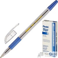 Ручка шариковая неавтоматическая Pentel BK410-C синяя (толщина линии 0.35 мм)