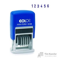 Мини-нумератор ручной Colop S126 6-разрядный
