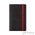 Блокнот Oxford Black'n'Red А6 72 листа черный в линейку на сшивке (100x150 мм)
