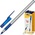 Ручка шариковая неавтоматическая масляная BIC Round Stic Exact синяя (толщина линии 0.35 мм)
