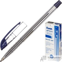 Ручка шариковая неавтоматическая масляная Pentel Expresso BK447R-C синяя (толщина линии 0.27 мм)