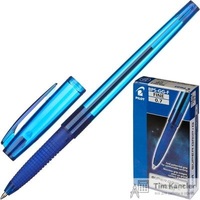 Ручка шариковая неавтоматическая масляная Pilot Super Grip BPS-GG-F-L синяя (толщина линии 0.22 мм)