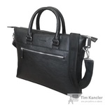 Сумка мужская Cross Case из искусственной кожи черного цвета (CC14-315)