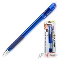 Ручка шариковая синяя Pentel Feel it! (толщина линии 0.2 мм)