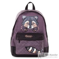 Рюкзак молодежный Hatber Basic Raccoon коричневый