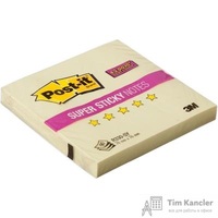 Стикеры Z-сложения Post-it Super Sticky 76х76 мм пастельные желтые для диспенсера (1 блок, 90 листов)