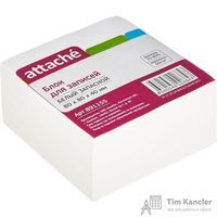 Блок для записей Attache 80x80x40 мм белый (плотность 65 г/кв.м)