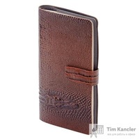 Ежедневник недатированный InFolio Dandy искусственная кожа A6 64 листа коричневый (120x210 мм)