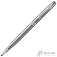 Ручка шариковая Parker Sonnet slim цвет чернил черный цвет корпуса серебристый (артикул производителя 1931513)