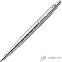 Ручка шариковая Parker Jotter СТ цвет чернил синий цвет корпуса серебристый (артикул производителя 1953197)