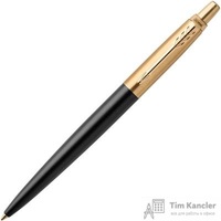 Ручка шариковая Parker Jotter Bond Street Black GT цвет чернил синий цвет корпуса черный (артикул производителя 1953202)