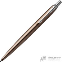 Ручка шариковая Parker Jotter Carlisle Brown Pinstripe CT цвет чернил синий цвет корпуса коричневый (артикул производителя 1953201)