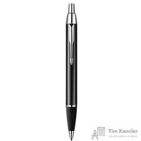 Ручка шариковая Parker IM цвет чернил синий цвет корпуса черный лак